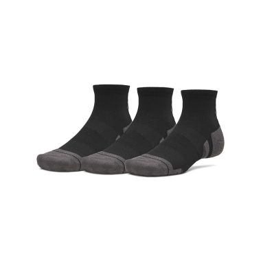 Under Armour UA Performance Tech 3 Pack Socks Ultimate Black / Jet Grey