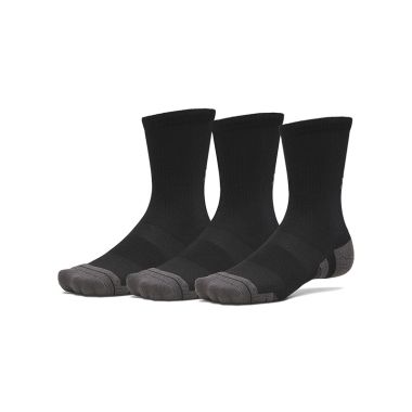 Under Armour UA Performance Tech 3 Pack Crew Socks Ultimate Black / Jet Grey
