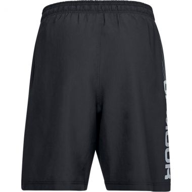 Under Armour Men&#039;s UA Woven Graphic Wordmark Short Black / Zinc Grey