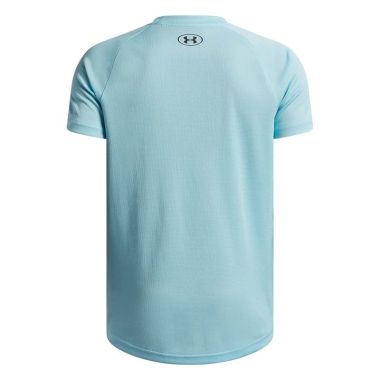 Under Armour Kids' UA Tech™ Textured T-Shirt Blue Haze / Black