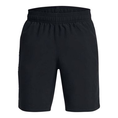 Under Armour Kids' UA Tech™ Woven Wordmark Shorts Black / White