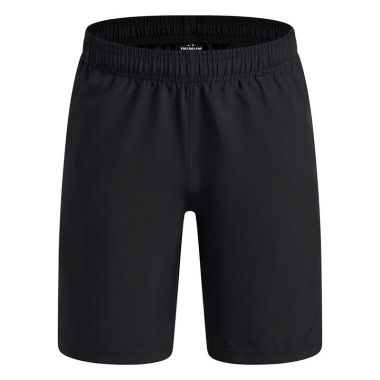 Under Armour Kids' UA Tech™ Woven Wordmark Shorts Black / Venom Red