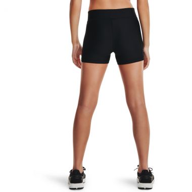 Under Armour Women&#039;s HeatGear® Armour Mid-Rise Shorts Black / White