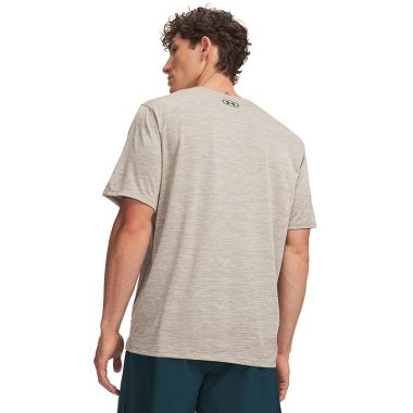 Under Armour Men's UA Tech Vent T-Shirt Timberwolf Taupe / Ultimate Black