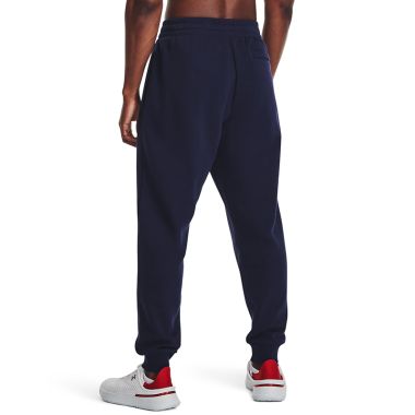 Under Armour Men&#039;s UA Rival Fleece Joggers Midnight Navy / White