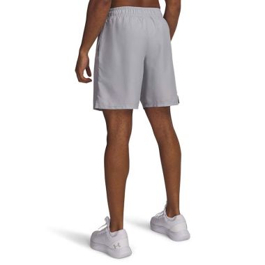 Under Armour Men's UA Woven Wordmark Shorts Mod Grey / Lumos Lime