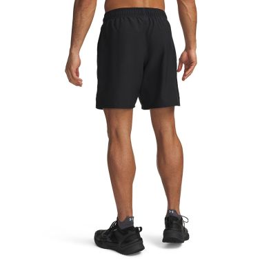 Under Armour Men's UA Woven Wordmark Shorts Black / Fresco Blue