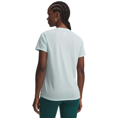 Under Armour Women's UA Tech™ V-Neck Short Sleeve T-Shirt Refresh Mint Afs / Deprecated / White