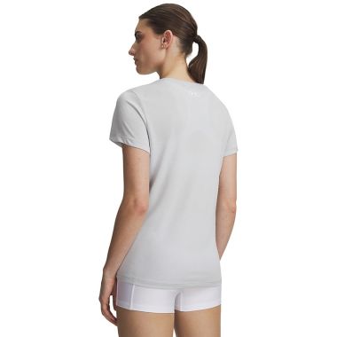 Under Armour Women's UA Tech™ Twist T-Shirt Halo Grey / White