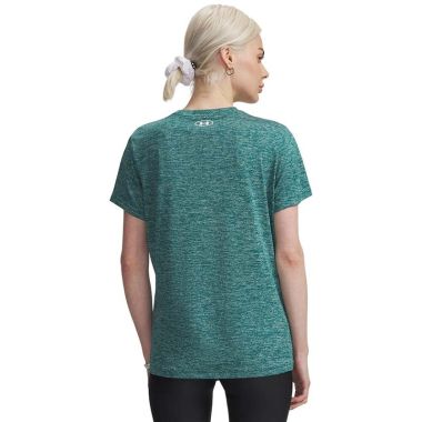 Under Armour Women's UA Tech™ Twist T-Shirt Rack Green / White