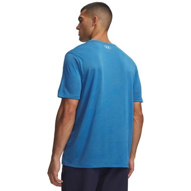 Under Armour Men's UA Tech™ Vent Jacquard T-Shirt Aegean Blue / White