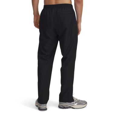 Under Armour Men's Rival Woven Windbreaker Bottoms Black / White