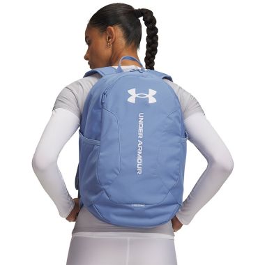 Under Armour UA Hustle Lite Backpack Blue Float / White