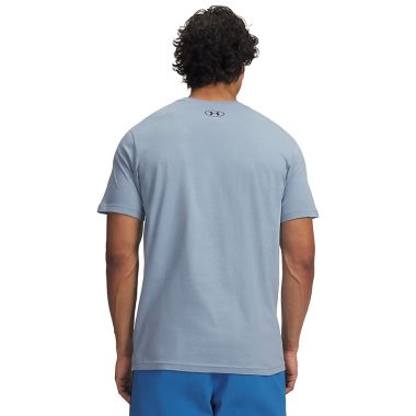 Under Armour Men's UA Logo Wordmark T-Shirt Blue Wind / Blue Fog