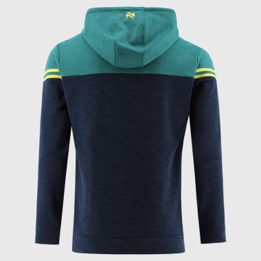 O'Neills Donegal GAA Kids' Sedona Hooded Top Marine / Green / Yellow