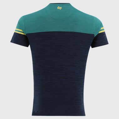 O'Neills Fermanagh GAA Kids' Sedona T-Shirt Marine / Green / Yellow