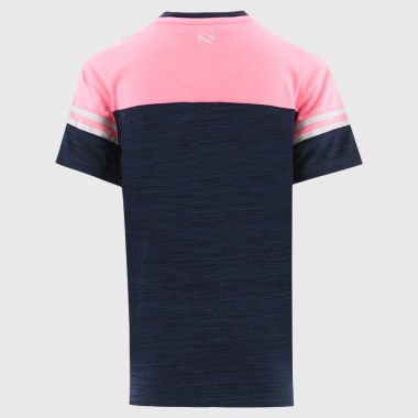O'Neills Dublin GAA Kids' Sedona T-Shirt Marine / Pink / White