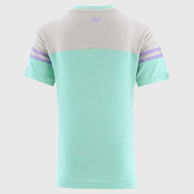 O'Neills Monaghan GAA Kids' Sedona T-Shirt Green / White / Purple