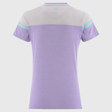 O'Neills Carlow GAA Kids' Sedona T-Shirt Purple / White / Green