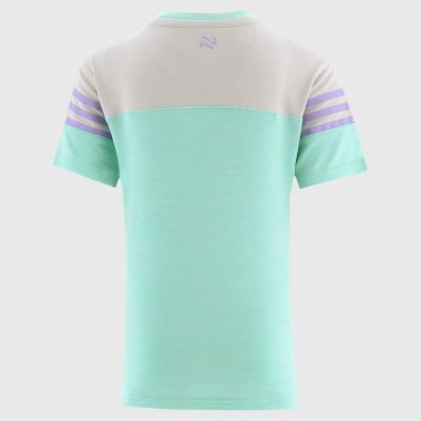 O'Neills Roscommon GAA Kids' Sedona T-Shirt Green / White / Purple