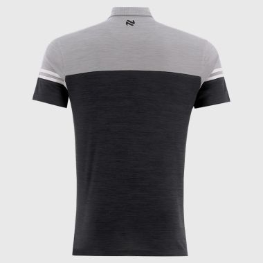 O'Neills Wexford GAA Men's Sedona Polo Shirt Black / Silver / White