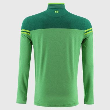 O'Neills Kerry GAA Kids' Sedona Brushed Half Zip Top Green
