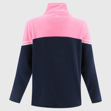 O'Neills Derry GAA Women's Sedona Snap Button Fleece Marine / Pink / White