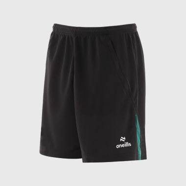 O'Neills Cliftonville FC Kids' Galvas Training Shorts Black / Green / White