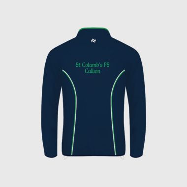 St. Columbs PS Cullion Kids' Bailey Squad Half Zip Top Marine / Green / White