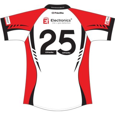 St Senans RFC Rugby Replica Jersey (White/Red)