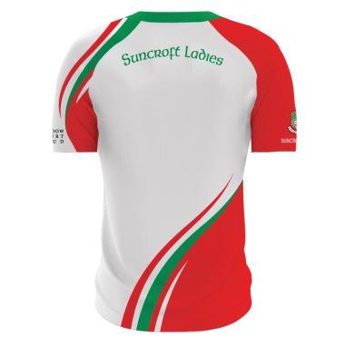 Suncroft GFC Women&#039;s Fit LGFA Jersey (White / Red)