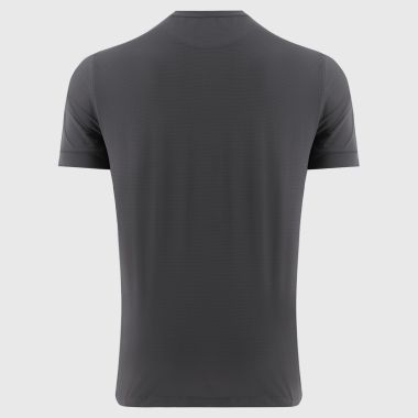 O'Neills Tyrone GAA Men's Surge Polo Shirt Dark Grey / Silver