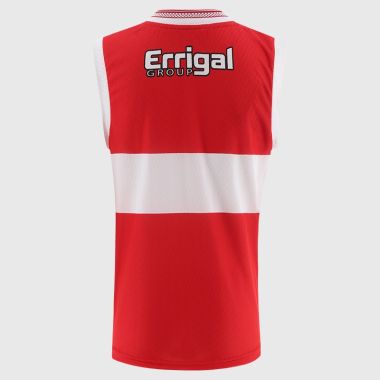 O'Neills Derry GAA Kids' 2 Stripe Home Vest 2026