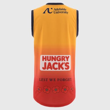 O'Neills Adelaide Crows Red ANZAC Guernsey 2025