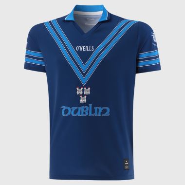 O'Neills Men's Dublin '99 Special Edition Jersey Gift Box Marine / Sky / White
