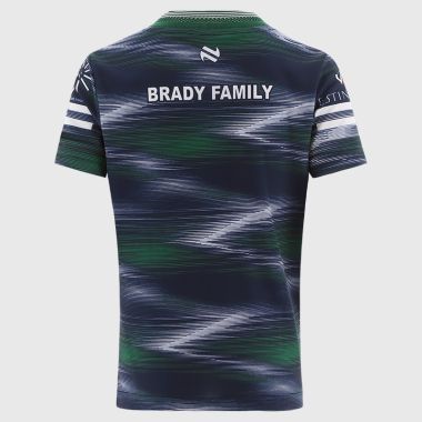 O'Neills Kildare GAA Kids' 2 Stripe Short Sleeve Training Top 2026