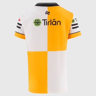 O'Neills Kilkenny GAA Kids' 2 Stripe Short Sleeve Training Top 2026