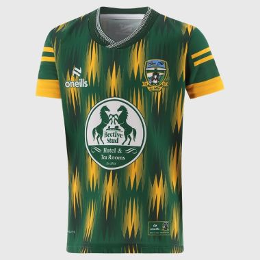 O'Neills Meath GAA Kids' 2 Stripe Short Sleeve Training Top 2026 Personalised