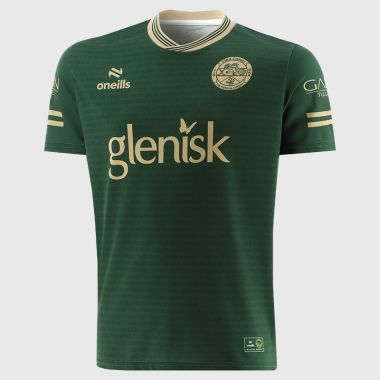 O'Neills Offaly GAA 2 Stripe Short Sleeve Training Top 2026 Personalised