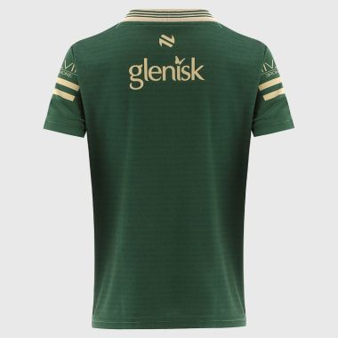O'Neills Offaly GAA Kids' 2 Stripe Short Sleeve Training Top 2026