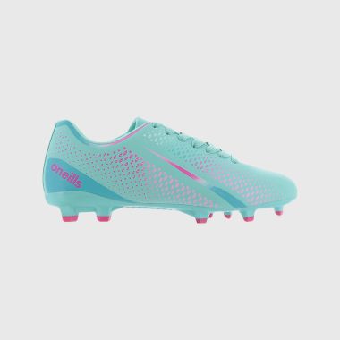 O&#039;Neills Tornado Firm Ground Laced Football Boots Mint / Pink