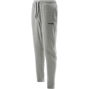 Men&#039;s Trigger Fleece Skinny Tracksuit Bottoms Grey