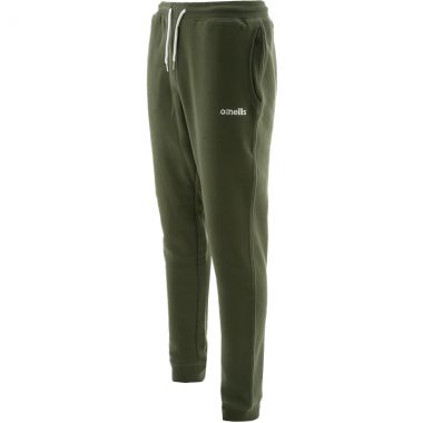 Men&#039;s Trigger Fleece Skinny Tracksuit Bottoms Khaki