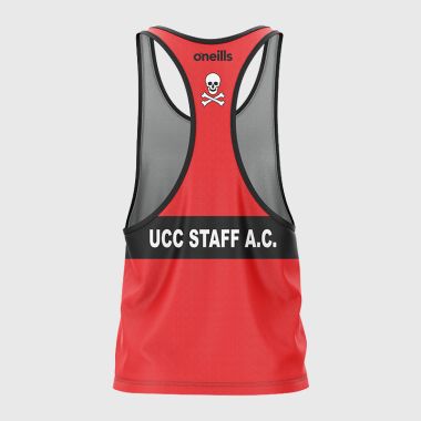 UCC Staff Athletic Club Printed Athletics Vest Red