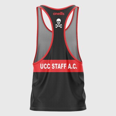 UCC Staff Athletic Club Printed Athletics Vest Black
