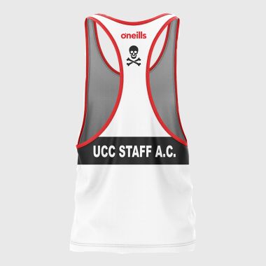 UCC Staff Athletic Club Women&#039;s Fit Athletics Vest White
