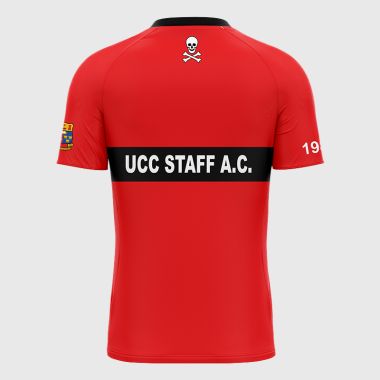 UCC Staff Athletic Club Printed T-Shirt Red