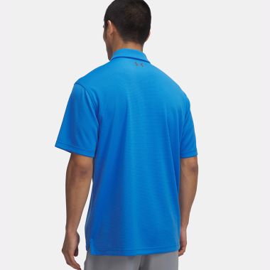 Under Armour Men&#039;s UA Tech™ Polo Blue Atlantis / Pitch Gray