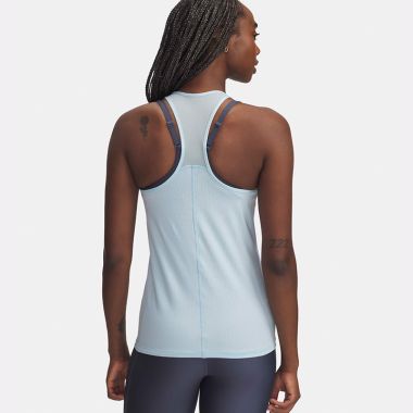 Under Armour Women&#039;s HeatGear® Armour Racer Tank Stream / White