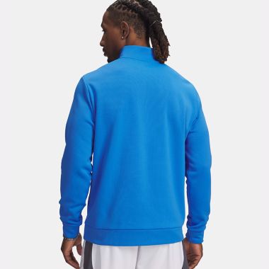 Under Armour Men&#039;s Armour Fleece® ¼ Zip Blue Atlantis / White